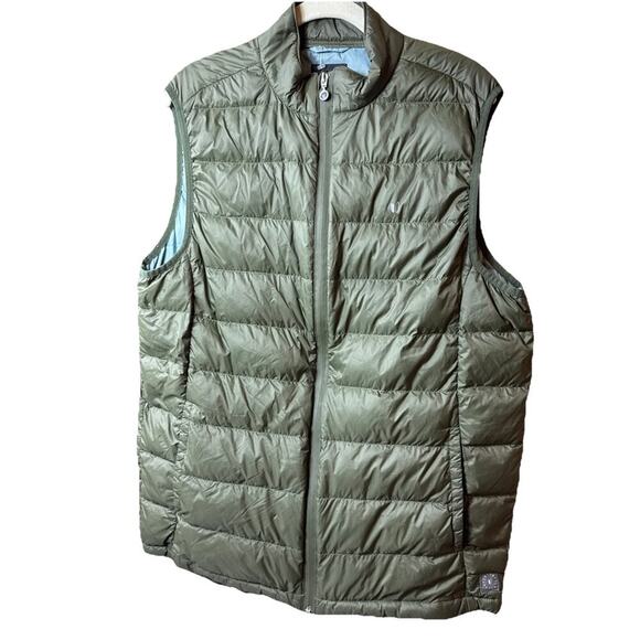 March Madness‎ Edition Linksoul Down Vest In Gray Men's Large EUC - Picture 15 of 15